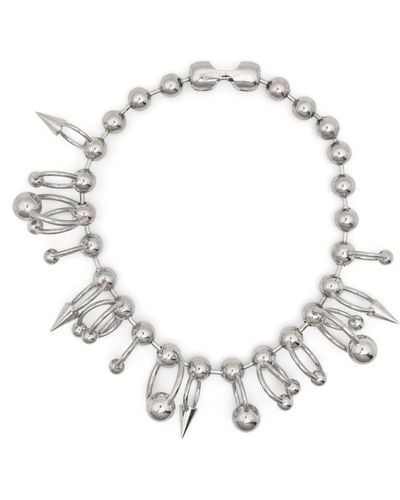 Jean Paul Gaultier The Ball necklace - Metallizzato