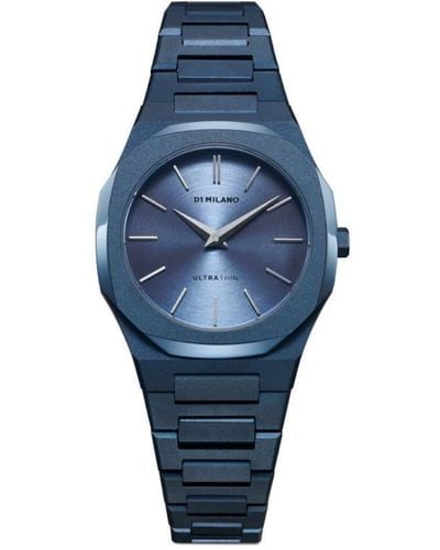 D1 Milano Ultra Thin 30mm Horloge - Blauw