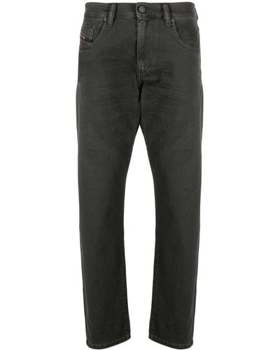 DIESEL D-strukt Mid-rise Slim-leg Jeans - Grey