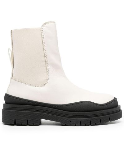See By Chloé Chunky Sole Ankle Boots - White