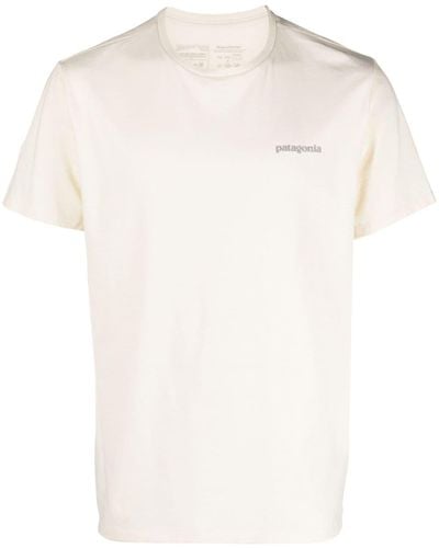 Patagonia Logo-print Crew-neck T-shirt - White