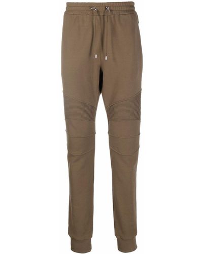 Balmain Pantalones de chándal slim con cordones - Neutro