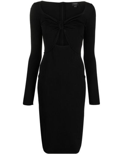 Giambattista Valli Cut-out Midi Dress - Black