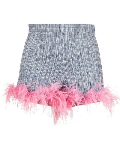 Greta Boldini Tuff Tweed-Shorts - Blau