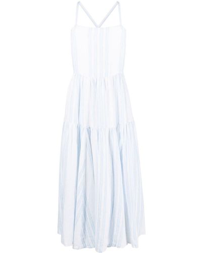 Polo Ralph Lauren Tiered Linen Maxi Dress - White