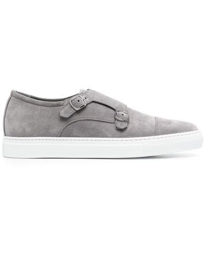 SCAROSSO Buckle Monk Trainers - Grey