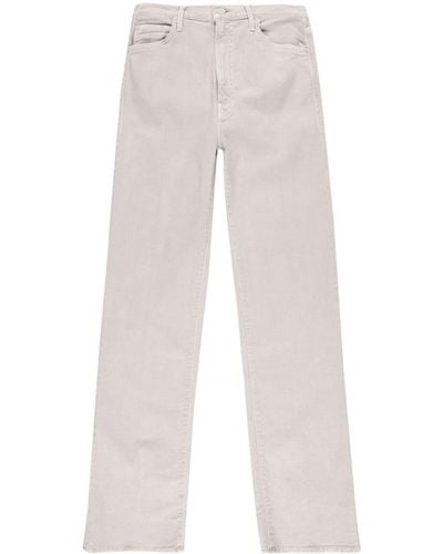 Mother Straight Jeans - Wit