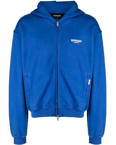 Represent Sweater Met Logoprint - Blauw