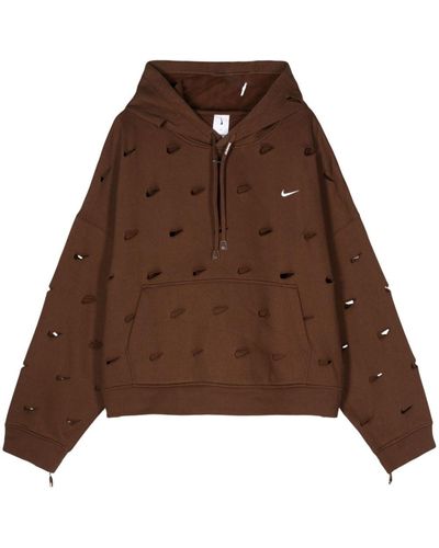 Nike X Jacquemus Hoodie Met Logo - Bruin