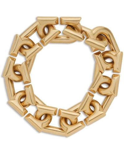 Ferragamo Gancini Chain-link Bracelet - Metallic