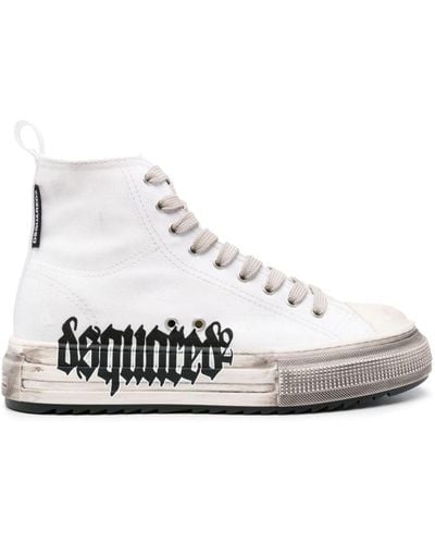DSquared² Berlin Distressed Sneakers - White