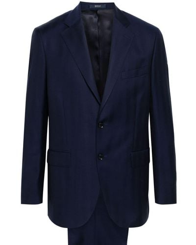 BOGGI ウール シングルスーツ - ブルー