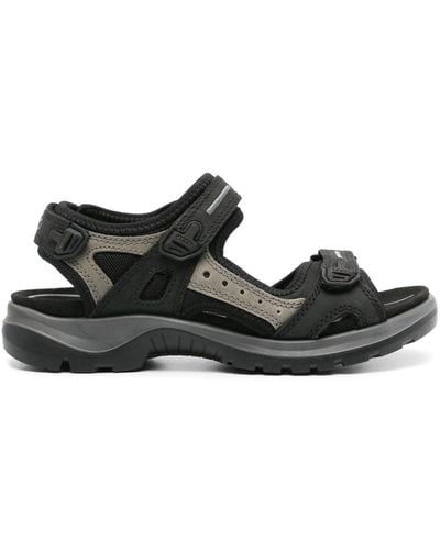 Ecco Offroad Touch-strap Sandals - Black