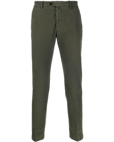 Briglia 1949 Mid-rise Slim-cut Trousers - Green
