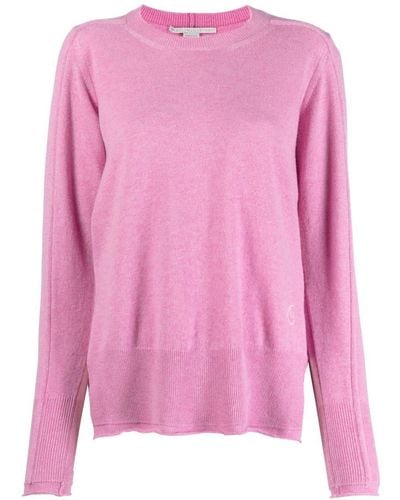 Stella McCartney Fein gestrickter Pullover - Pink