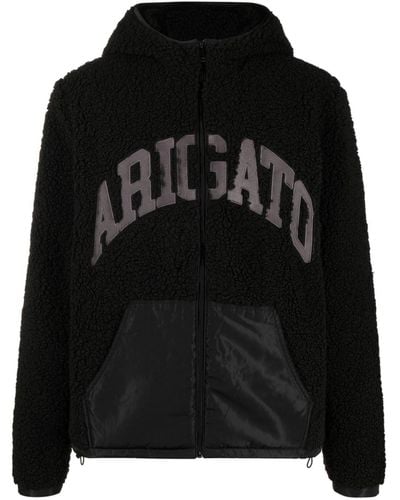 Axel Arigato Chief Fleece Hooded Jacket - Black