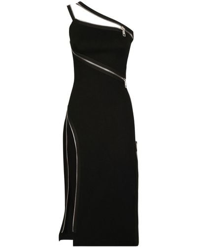 Dolce & Gabbana ドルチェ&ガッバーナ アシンメトリー ドレス - ブラック