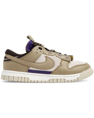 Nike Air Dunk Leather Trainers - Brown