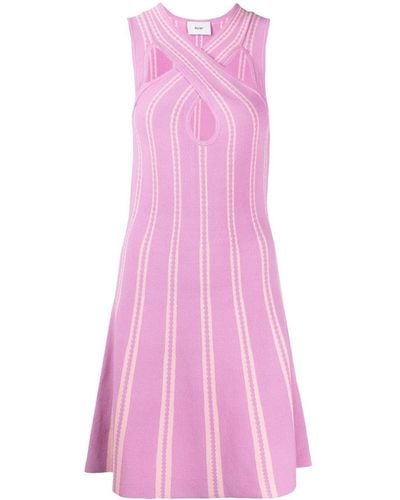 Acler Otford Cut-out Detail Dress - Pink