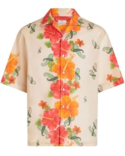 Etro Camisa con estampado floral - Neutro