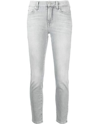 7 For All Mankind Skinny Jeans - Grijs