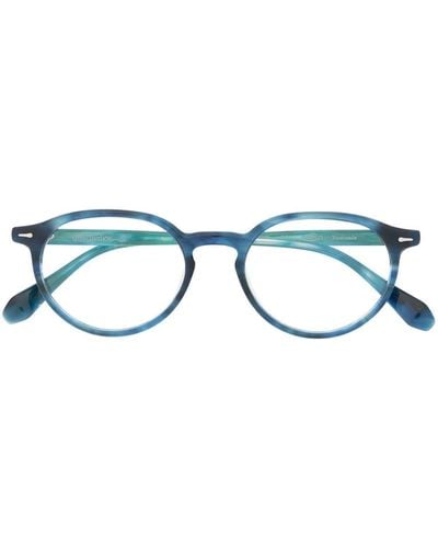 Gigi Studios ラウンド眼鏡フレーム - ブルー