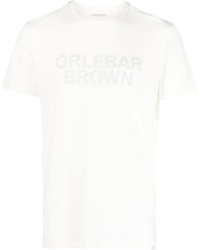 Orlebar Brown T-Shirt mit Print - Weiß