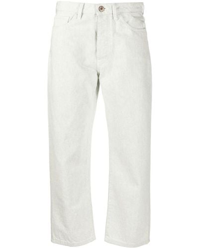 3x1 Sabina Mid-rise Straight Jeans - White