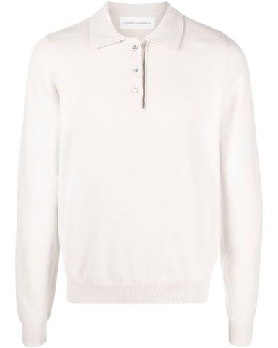 Extreme Cashmere Polo-collar Cashmere-blend Sweater - Gray