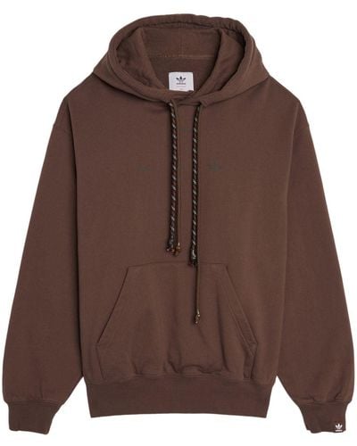 adidas X SFTM hoodie en coton - Marron