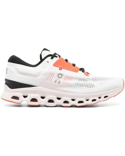 On Shoes Baskets Cloudstratus Running - Blanc