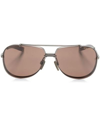 Dita Eyewear Pilotenbrille mit Doppelsteg - Pink
