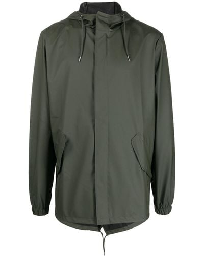 Rains Fishtail Waterproof Raincoat - Green