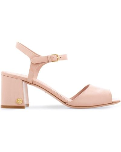 Ferragamo 60mm Leather Sandals - Pink