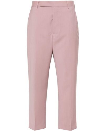 Rick Owens Wollhose mit Bügelfalten - Pink