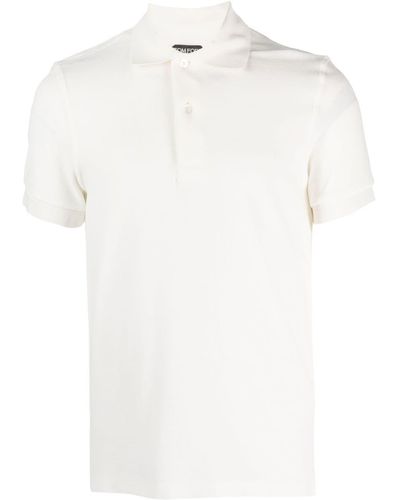 Tom Ford Klassisches Poloshirt - Weiß