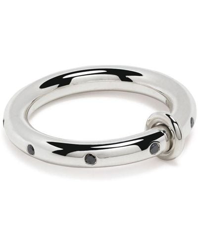 Spinelli Kilcollin Ovio Noir Diamond Ring - White