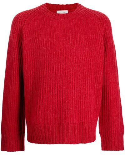 BED j.w. FORD Fein gestrickter Pullover - Rot