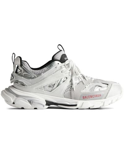 Balenciaga Track Paneled Sneakers - White