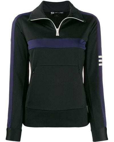 Y-3 Block Panelled Sweatshirt - Black