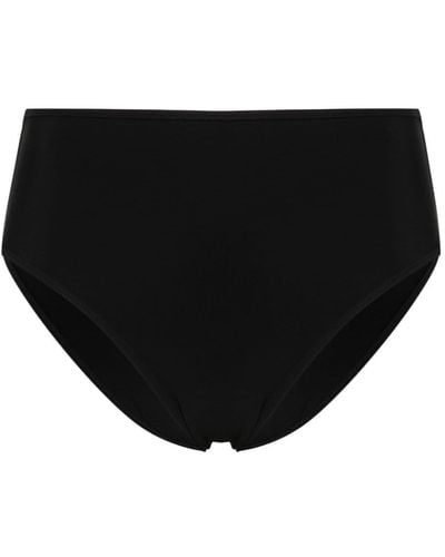 Totême Mid-rise Bikini Bottoms - Black