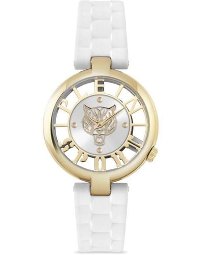 Philipp Plein Tiger Luxe 43mm 腕時計 - ホワイト