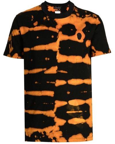 Stain Shade T-shirt Met Tie-dye Print - Zwart