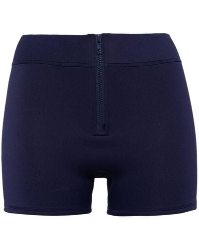 Duskii Zip-up Swim Shorts - Blue