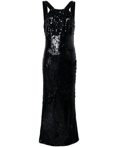Roland Mouret スパンコール ドレス - ブラック