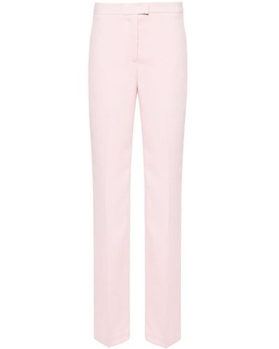 ANDAMANE High-waist Straight-leg Trousers - Pink