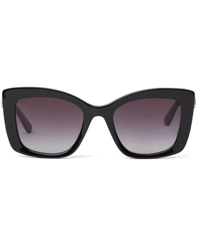 Karl Lagerfeld Heritage Rectangle-frame Sunglasses - Brown