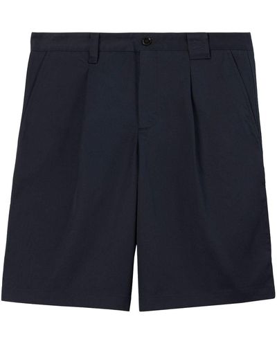 Burberry Cargo-Shorts mit Ritteremblem - Blau