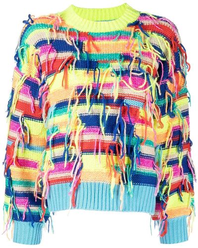 Mira Mikati Colour-block Knitted Sweater - Multicolor