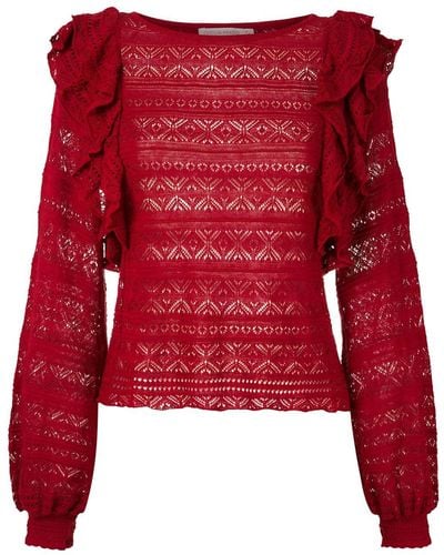 Cecilia Prado Knitted Melissa Blouse - Red